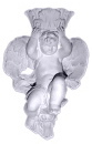 Cherub Wall Plaster Candleholder L