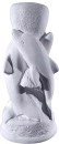 Three Dolphins Plaster Candleholder