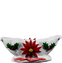 Poinsettia Bowl Plaster Vase