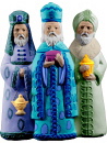 Three Kings Plaster Statue