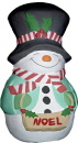 Snowman Plaster Statue