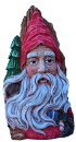 Saint Nick with Tree Plaster Statue