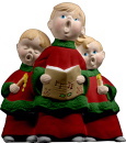 Carolers Plaster Statue