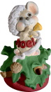 Noel Mouse Plaster Statue