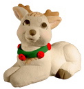 Reindeer Plaster Statue