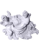 Gemini Twins Plaster Plaque Large