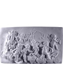 Cherub Relief Plaster Plaque Small
