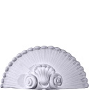 Fan Plaster Plaque with Shell Small