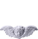 Cherub Face with Open Wings Plaster Plaque