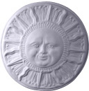 Round Sun Plaster Plaque