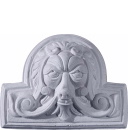 Lion Face Plaster Plaque