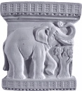Elephant Plaster Plaque l
