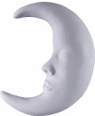 Crescent Moon Small Plaster Plaque
