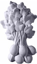 Radishes Plaster Plaque