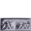Shell Relief Wall Plaster Plaque