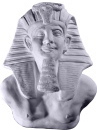 Ramses Bust Plaster Statue