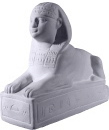Sphinx Plaster Statue Medium