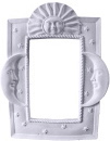 Sun and Moon Plaster Picture Frame