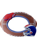 Football Plaster Picture Frame