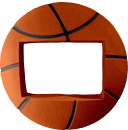 Basketball Plaster Picture Frame