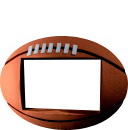 Football Plaster Picture Frame