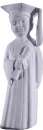 Grad Boy Plaster Statue