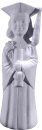 Grad Girl Plaster Statue