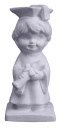 Tiny Grad Boy Plaster Statue