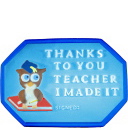 Thanks to you Teacher Plaster Plaque