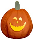 Diane Jack O Lantern Plaster Lightup Statue