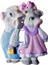 Cow Couple Plaster Light Switch Plate