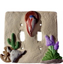 Desert Scene Plaster Light Switch Plate