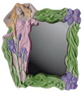 Deco Girl Plaster Mirror