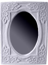 Flower Corners Plaster Mirror