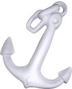 Anchor with Chain Plaster Plaque Large