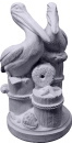 Two Pelicans Plaster Statue
