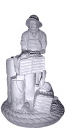 Lobster Trapper Standing Plaster Statue