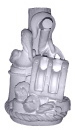 Pelican with Pulley and Pilings Plaster Statue