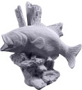 Bass Plaster Statue