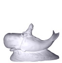 Captain on Whale Statue