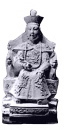 Empress in Chair Plaster Statue