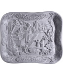 Oriental Tray Plaster Plaque Large