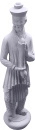 Oriental Figure a Plaster Statue male