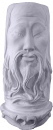 Wise Man Face Plaster Statue