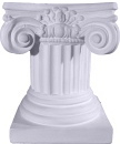 Scamozzi Four Point Plaster Pedestal