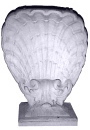 Shell Console Table Plaster Pedestal