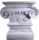 Antique Plaster Pedestal