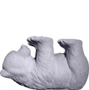 Bear Lying Down Table Base Plaster Pedestal