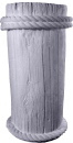 Piling Plaster Pedestal Large