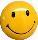 Happy Face Plaster Jewelry Pin